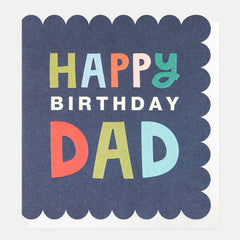Caroline Gardner - Blue Scallop Birthday Card For Dad