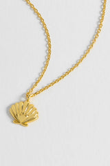 Estella Bartlett Scallop Heart Pendant Necklace