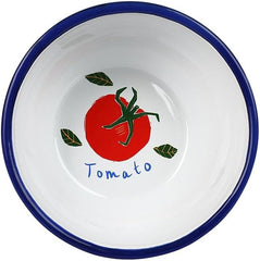 Talking Tables - Enamel stripes and tomato bowl