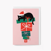 Graphic Factory - Cat On Presents Stack Card