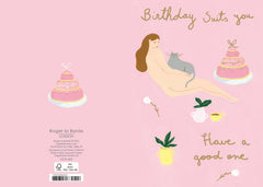Roger La Borde Birthday Suits You Card