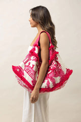 Slouch Bag Giant Willow Fuschia - One Hundred Stars