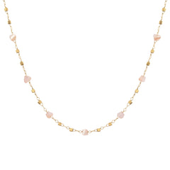 Moments Florence Pink Natural Stone Necklace