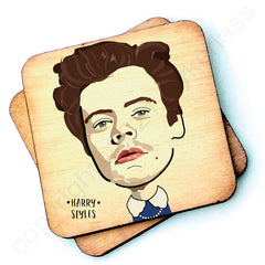 Harry Styles Wooden Coaster