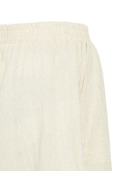 Fransa Juna Linen Shorts Birch Melange