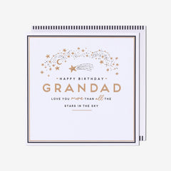 Pigment Love You More Than All The Stars Grandad Birthday Card
