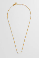 Estella Bartlett Beaded Chain And Pearl Necklace - Gold Plated