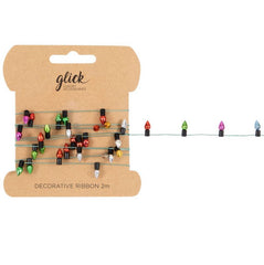 Glick Christmas Lights Ribbon