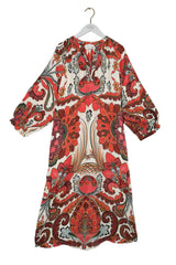 One Hundred Stars - Fiesta Orange Raglan Dress