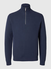 Selected Homme Half Zip Jumper - Oceana