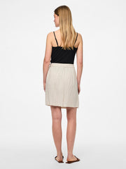 Pieces Pia Mini Skirt - Birch/Black