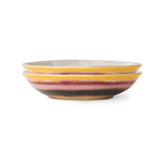 HKliving Curry Bowls Set of 2 - Hibiscus