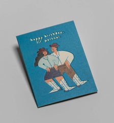 Lagom Design - Happy Birthday Lil Partner Mini Card