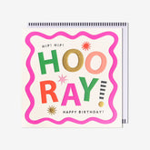 Pigment Hip Hip Hooray Birthday Card
