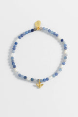 Estella Bartlett Lilac And Pearl Bee Bracelet
