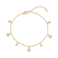 Moments Eternal Spring Multicharm White Gold Bracelet