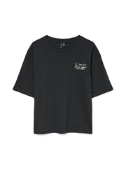 Vero Moda Thilde T-Shirt - Black/White Chic