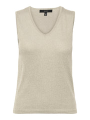 Vero Moda Elsa Shine Top - Birch / Gold