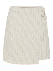 Pieces Pia Mini Skirt - Birch/Black