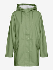Vero Moda Malou Coated Rain Jacket - Loden Frost