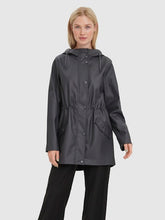 Vero Moda Malou Coated Rain Jacket - Asphalt