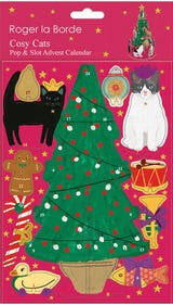 Roger La Borde Petite Pop & Slot Advent Calendar - Cozy Cat Tree