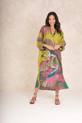 One Hundred Stars - Crane Olive Raglan Dress