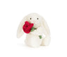 Jellycat Cream Bunny With Rose