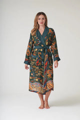 One Hundred Stars Dragon Green Gown