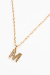 My Doris - Gold Initial Charm Necklaces