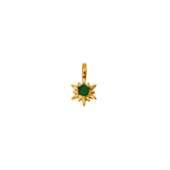 Moments Green Sun Charm