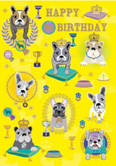 Roger La Borde Winning Dogs Birthday Card