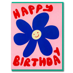 Birthday Flower Card - 1973