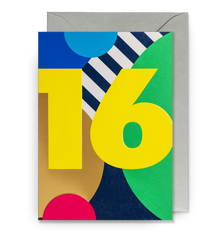 Lagom Design 16 Teen’s Milestone Birthday Card