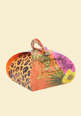 Powder Design - Jewelled Hair Clips (Set of 2) Hexagon & Floral Stem, Tangerine & Mustard