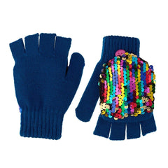 Rockahula Rainbow Sequin Knitted Gloves 7-10 Years