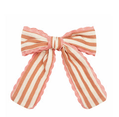 Rockahula Stripy Scallop Long Bow Clip