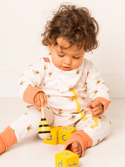 Blade & Rose Honey Bee Zip-Up Romper Jumpsuit