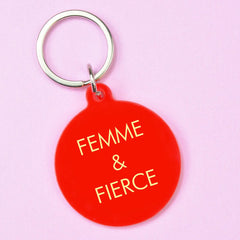 Flamingo Candles - Femme & Fierce Keyring