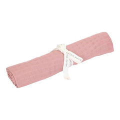 Little Dutch Swaddle Pure Pink Blush - 120cm x 120cm
