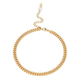 Scream Pretty - Gold Plated Hannah Martin Curb Chain Anklet