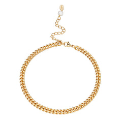 Scream Pretty - Gold Plated Hannah Martin Curb Chain Anklet
