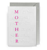 Lagom Design - Amazing, Loving, Patient Mother’s Day Card