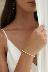 Estella Bartlett Pearl Faceted Amelia Bracelet