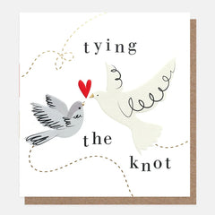Caroline Gardner - Birds & Heart Wedding Card