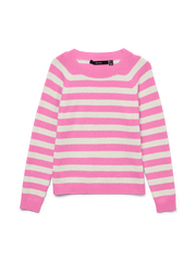 Vero Moda Doffy Jumper - Fuchsia Pink/ Birch
