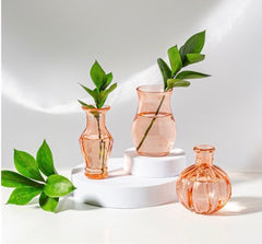 Sass & Belle Pink Vintage Bud Vases - Set of 3