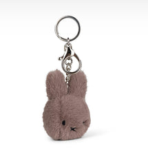 Miffy Fuzzy Taupe Keyring