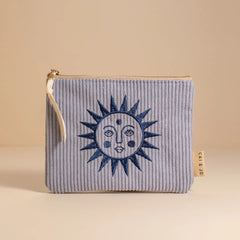 Cai & Jo Corduroy Pouch in Seafoam
