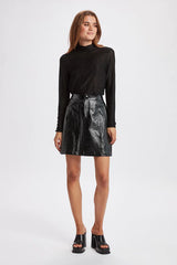 Numph Nuprisca Skirt - Caviar